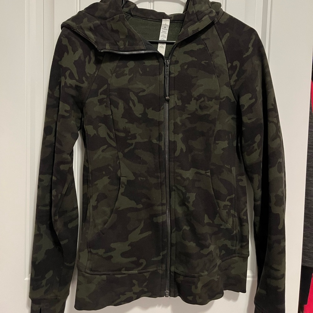 Lululemon Camo Scuba Hoodie